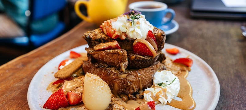 One of the best french toast in Perth is from Hylin in West Leederville.