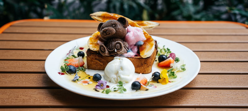 One of the best French Toast in Perth is the Teddy Bears Picnic from Gemini Cafe.