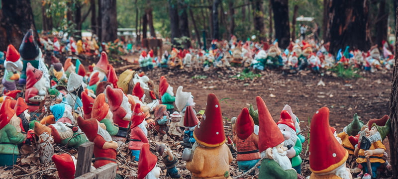 Gnomes the Ferguson Valley in Western Australia