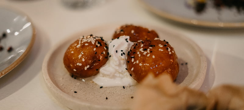 Greek style donuts at Pogo Restaurant in Perth