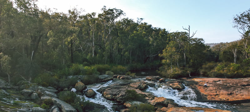 View of the Rapids in the Wellington National Park
